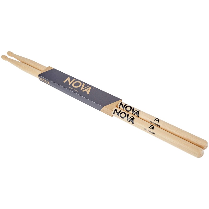 Vic Firth Nova Hickory Wood Tip 7A Drum Sticks
