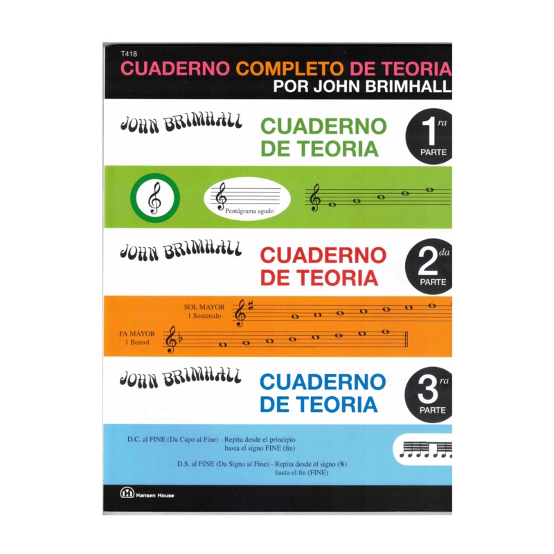 Cuaderno de Teoria 3 en 1 John Brimhall – Version Grande