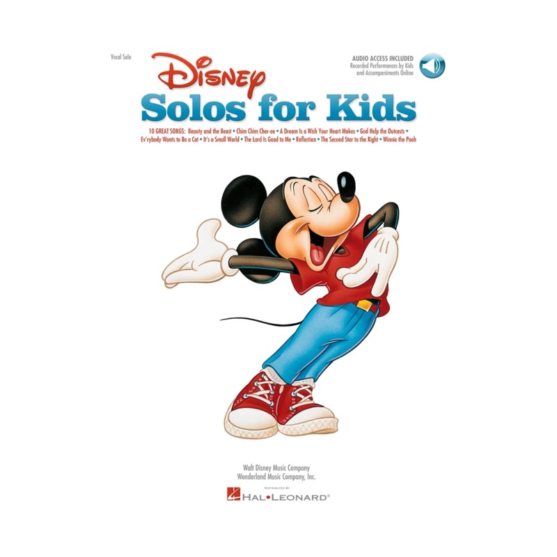 Disney Solos for Kids: Vocal Collection Softcover Audio Online
