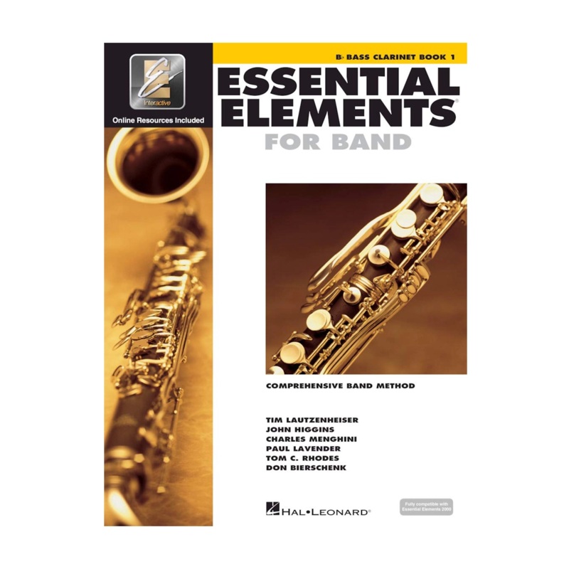 Essential Elements for Band – Bb Bass Clarinet Book 1 with EEi