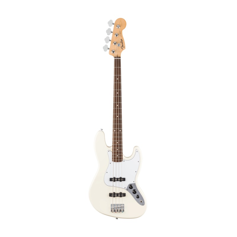 Fender Standard Jazz Bass – Olympic White, Laurel Fingerboard