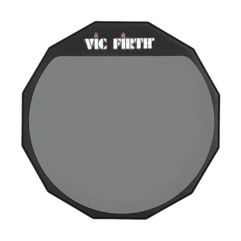 Vic Firth 12 Double-Surface Practice Pad w/ Soft Rubber / Hard Rubber Surface