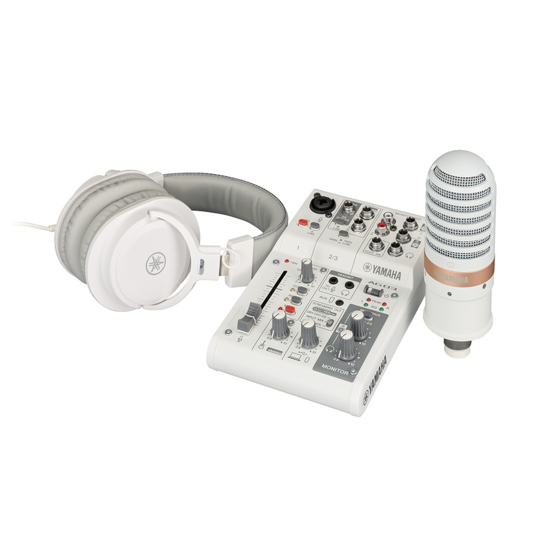 Yamaha Ag03 Mk2 Livestreaming Pack – White
