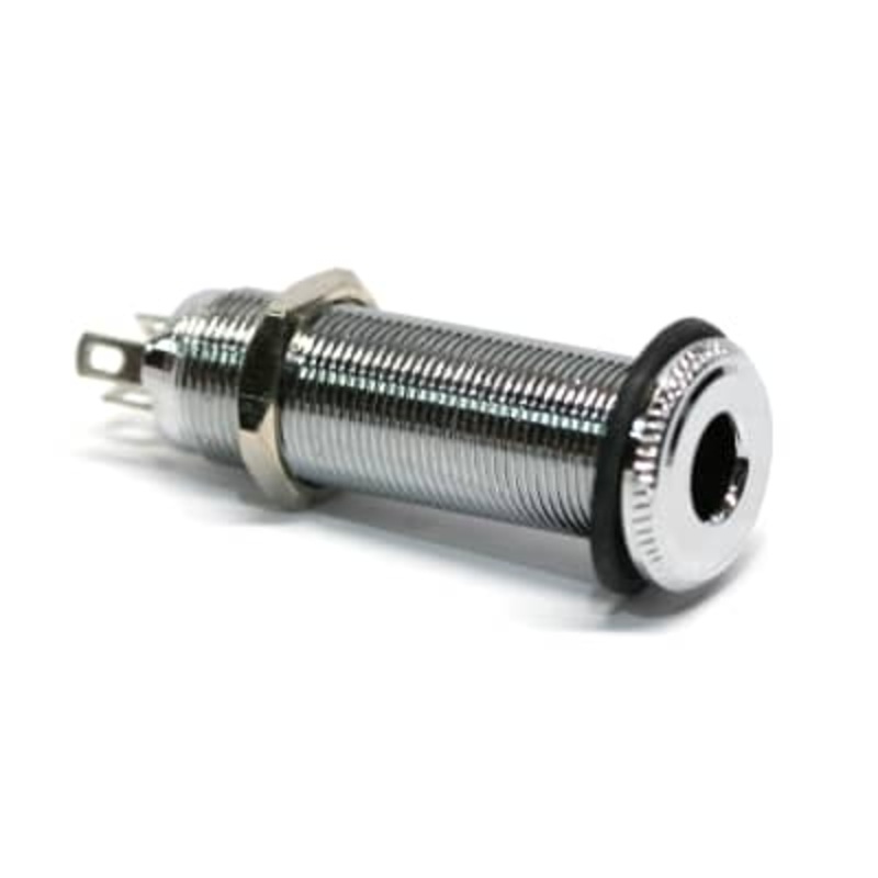 Retro Parts End Pin Jack Solid Body Electric Guitar Part – Chrome