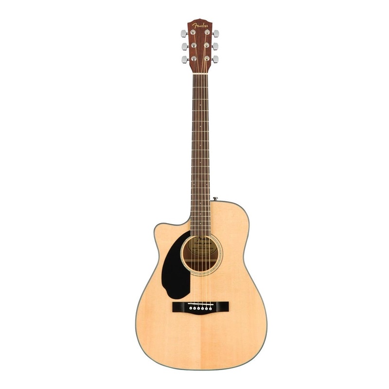 Fender Classic Design CC-60SCE Left Handed Concert Acoustic Electric Guitar – Natural