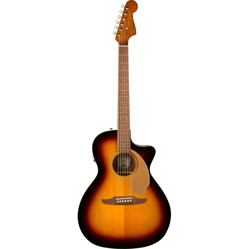 Fender Newporter Player Acoustic-Electric Guitar – Sunburst