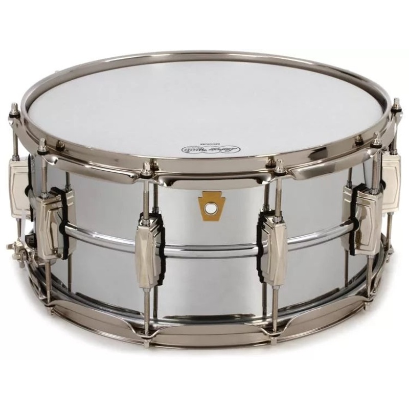 Ludwig Super Ludwig Chrome over Brass Snare Drum – 6.5 x 14 inch