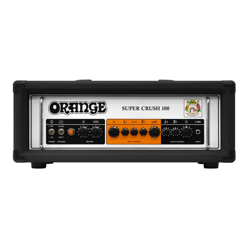 Orange Super Crush 100 – 100-Watt Solid-State Amplifier  – Black