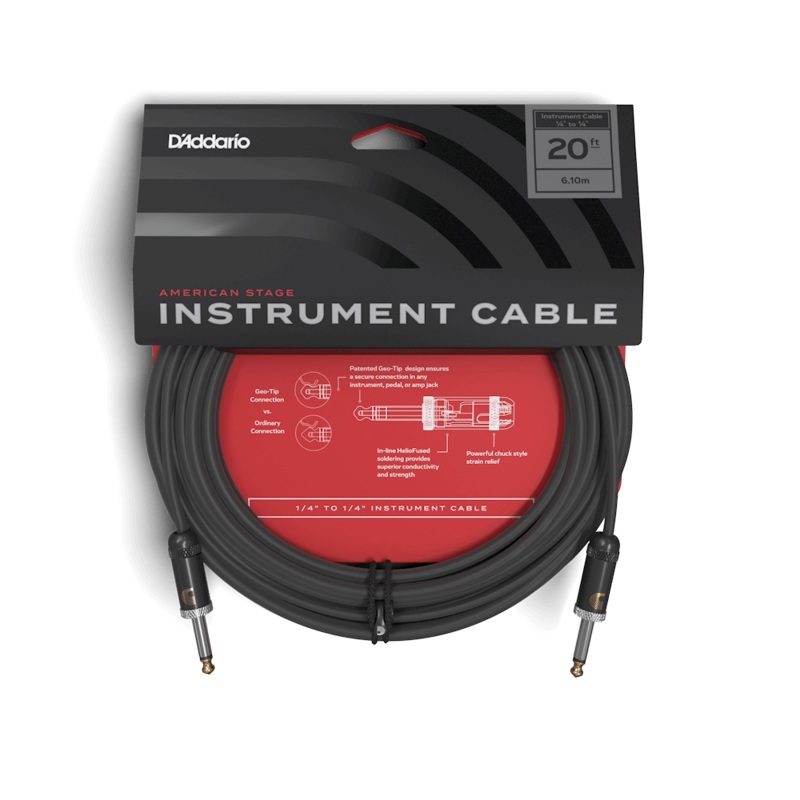 Planet Waves American Stage Instrument Cable – 20′