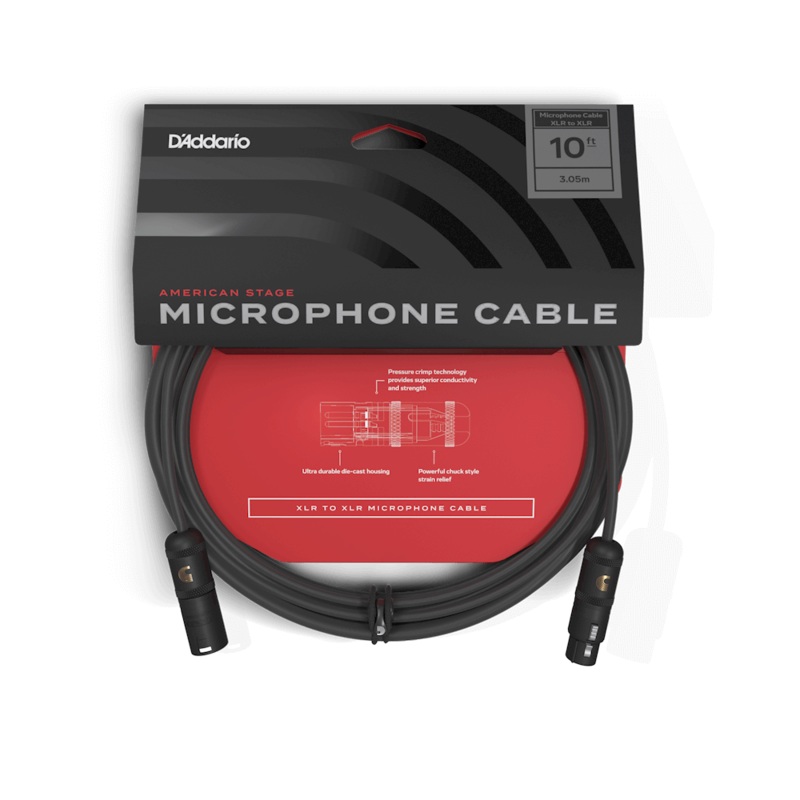 Planet Waves American Stage Microphone Cable 10′