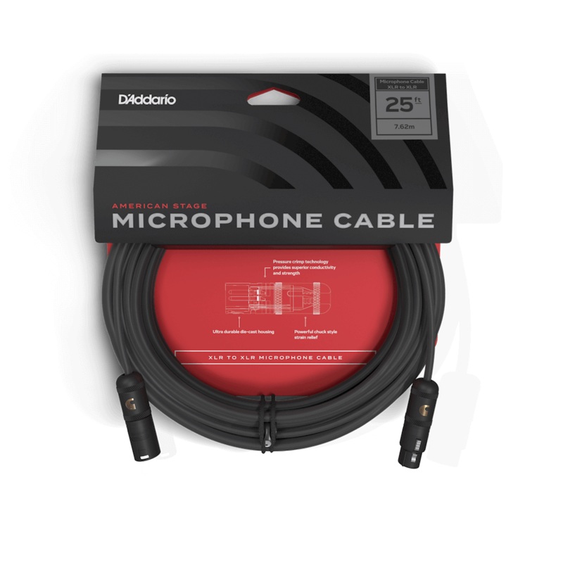 Planet Waves American Stage Microphone Cable 25′