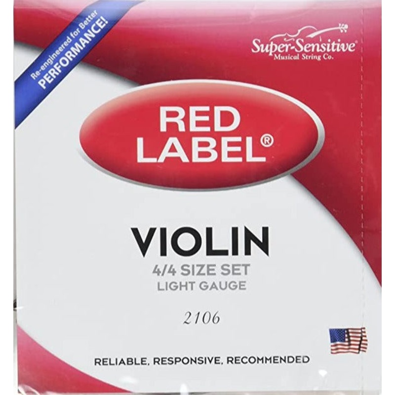 Super Sensitive Red Label Violin Set – 4/4 Soft