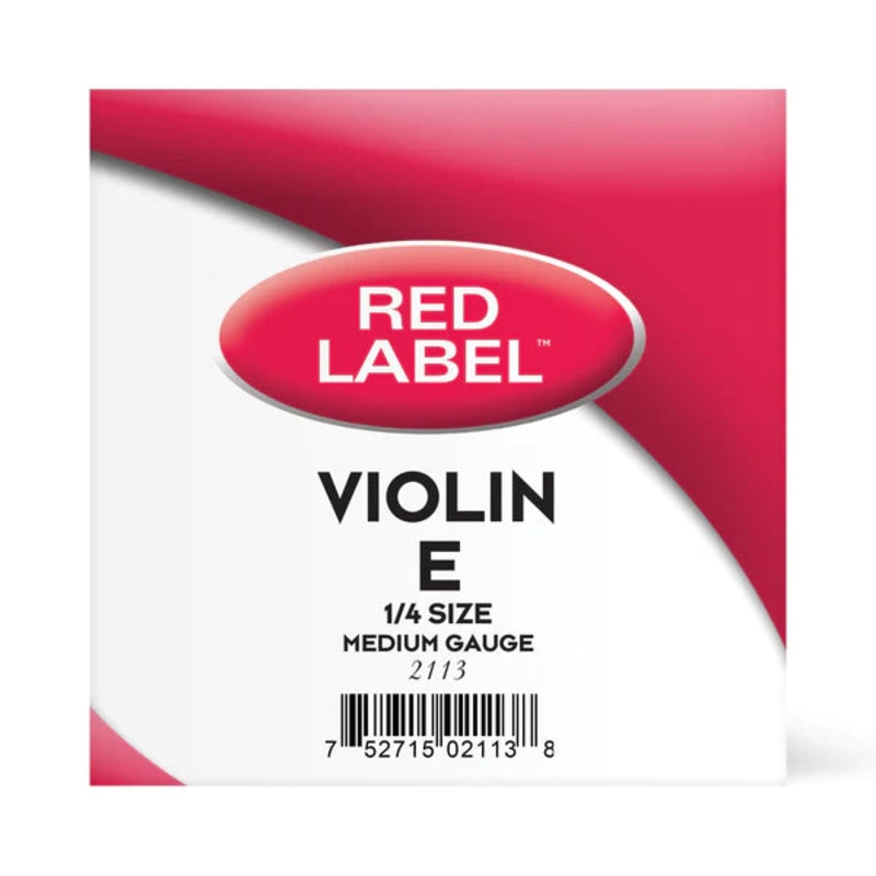 Super Sensitive Red Label Violin Single String E 1/4