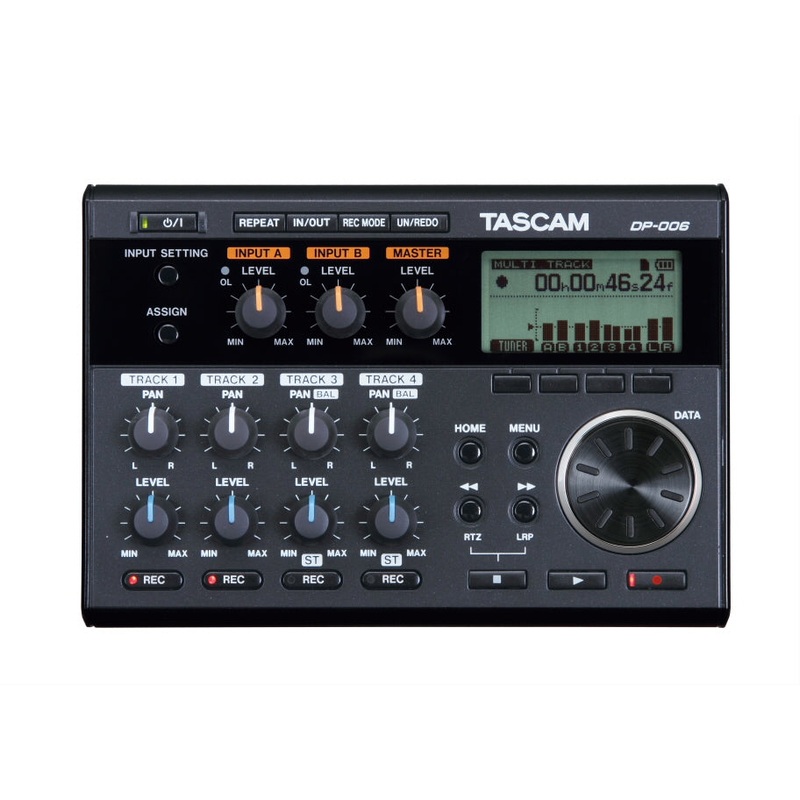 Tascam DP-006 6-Track Portable Digital Multitrack Recorder
