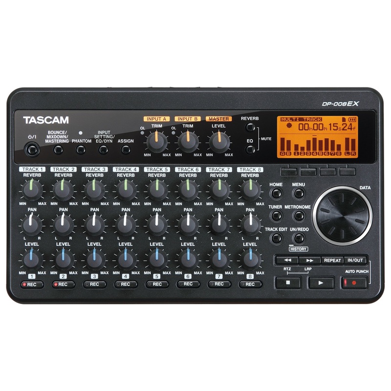 Tascam DP-008EX 8-Track Digital Studio And SD Recorder