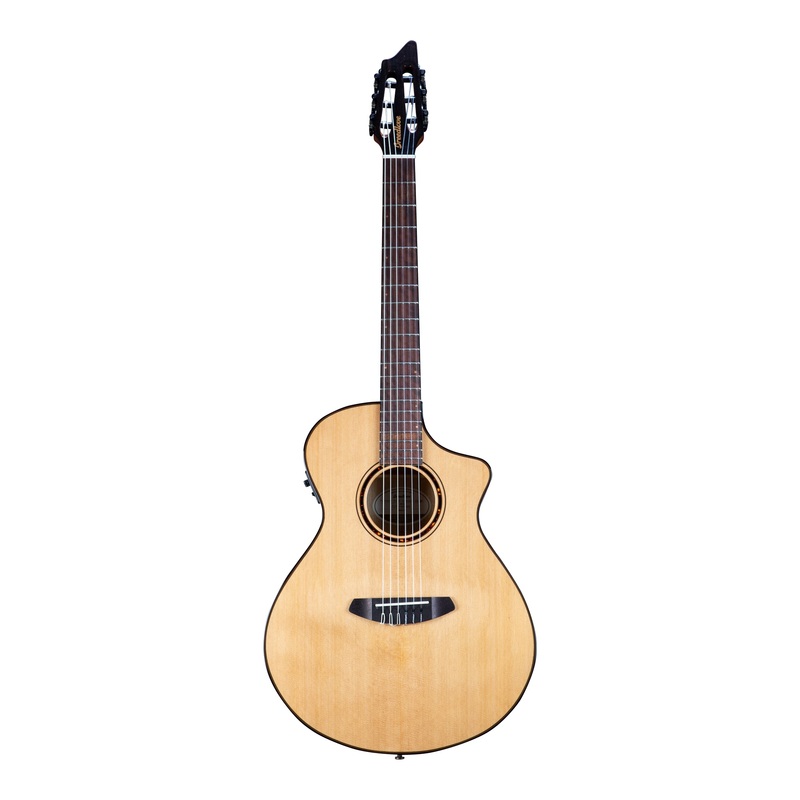 Breedlove Eco Pursuit Exotic S Concert Ce Nylon String Acoustic-Electric Guitar  – Natural Top / Amber