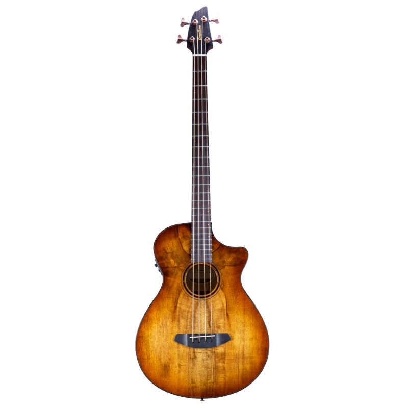 Breedlove Eco Pursuit Exotic S Concerto Ce Acoustic-Electric Bass Guitar – Amber Burst