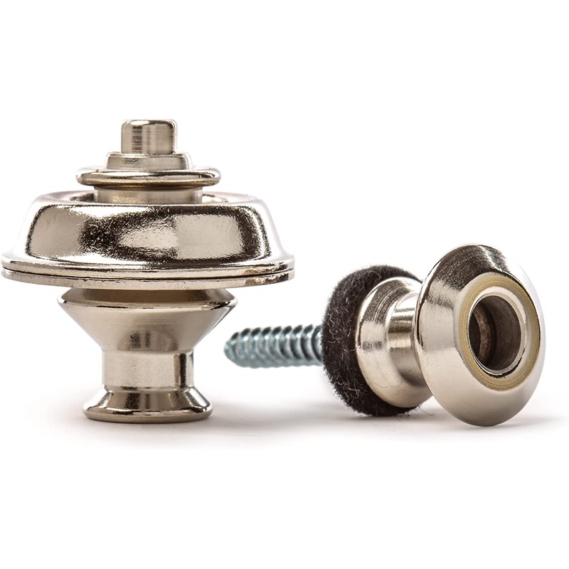 Dunlop Straplok Dual Design Strap Retainer System, Nickel