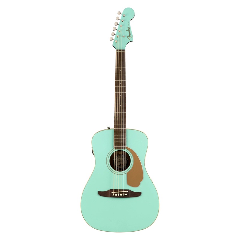 Fender Malibu Player 6-String Acoustic-Electric Guitar – Aqua Splash