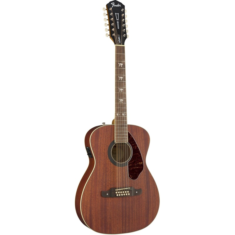 Fender Tim Armstrong Hellcat, 12-String Acoustic-Electric Guitar – Natural
