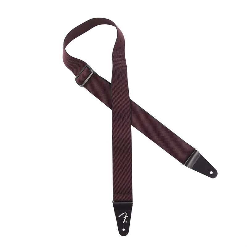 Fender Weighless Tweed Strap 2 Wide – Oxblood