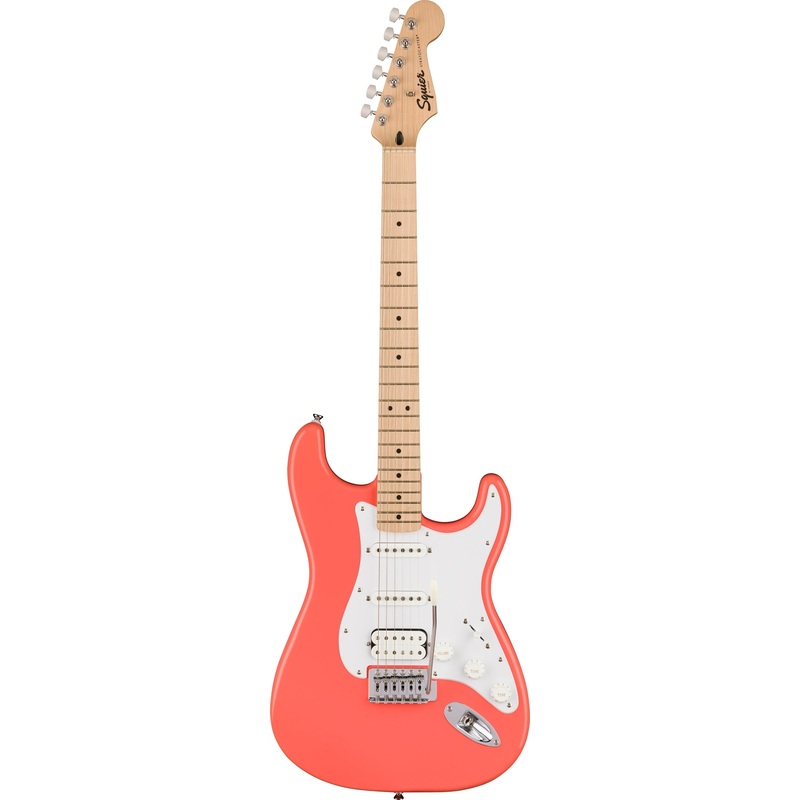 Squier Sonic Stratocaster Solidbody Electric Guitar  – Tahitian Coral