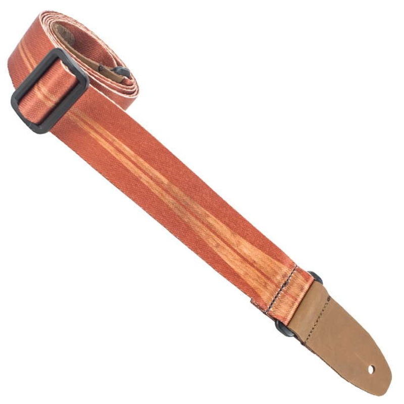 Henry Heller 1.5 Wide Ukulele Strap – Vintage Wood Surfboard