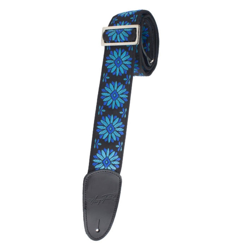 Henry Heller 10 Jacquard Deluxe Strap – Blue Blossom