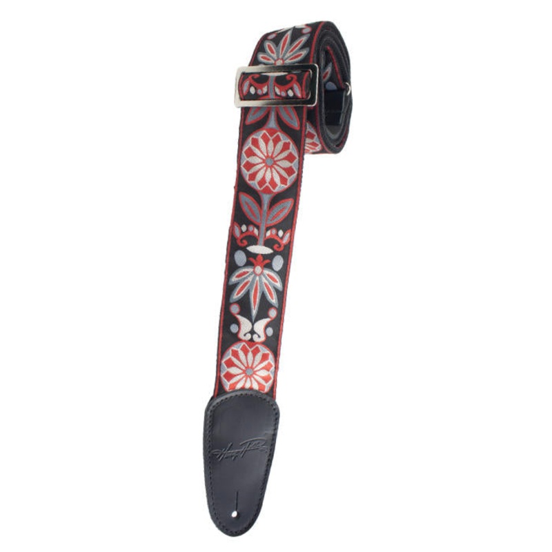 Henry Heller 2 Jacquard Deluxe Strap – Red Blossom