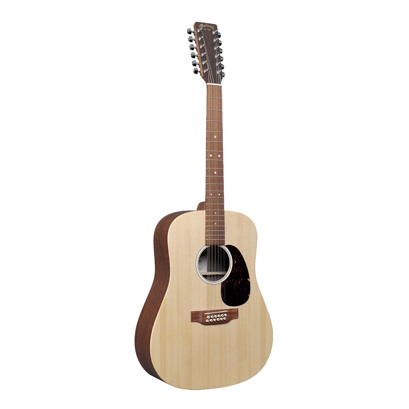 Martin D-X2e 12-String Dreadnought Acoustic-Electric Guitar – Natural