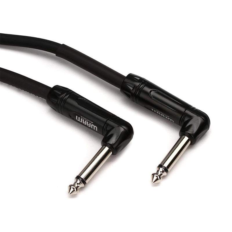 Warm Audio Pro-TS-2RT-1′ Pro Series Right Angle to Right Angle TS Cable – 1 Foot
