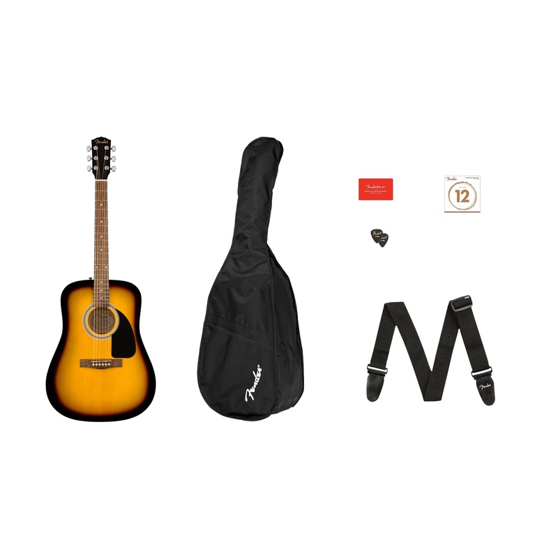 Fender FA-115 V2 Dreadnought Acoustic Guitar  – Sunburst