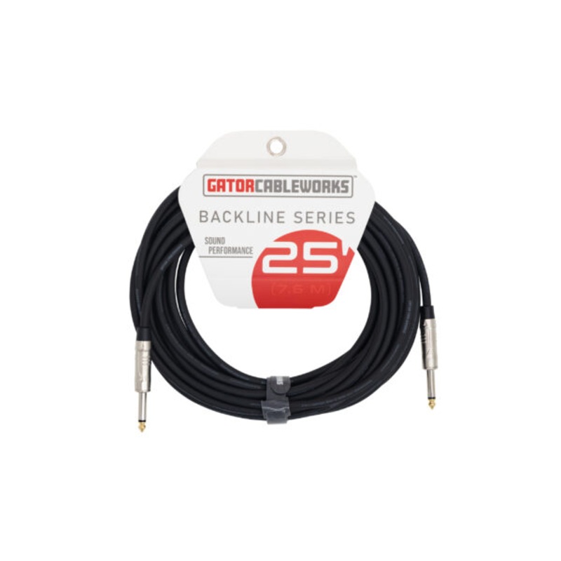 Gator Cableworks Backline Series Speaker Cable – TS-TS – 25′