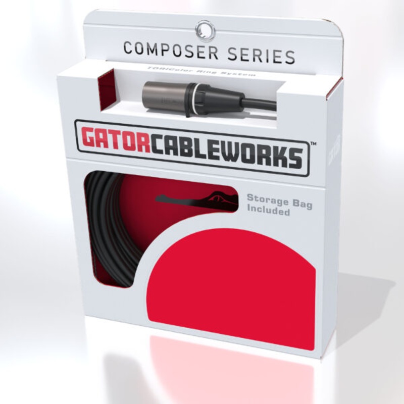 Gator Cableworks Composer Series Microphone Cable – 10′