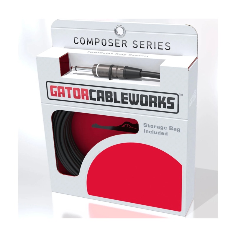Gator Composer Series Strt to Strt Instrument Cable – 10′