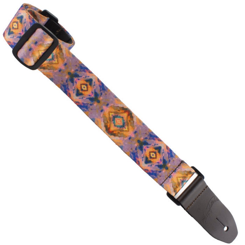 Henry Heller 1.5 Youth Size Ukulele/Guitar Strap – Multi Kaleidoscope