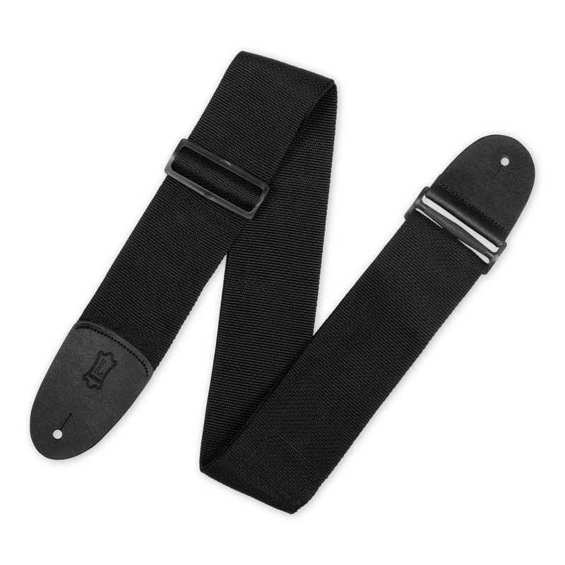 Levy’s M8P3 Polypropylene 3 Wide Guitar Strap – XL Black