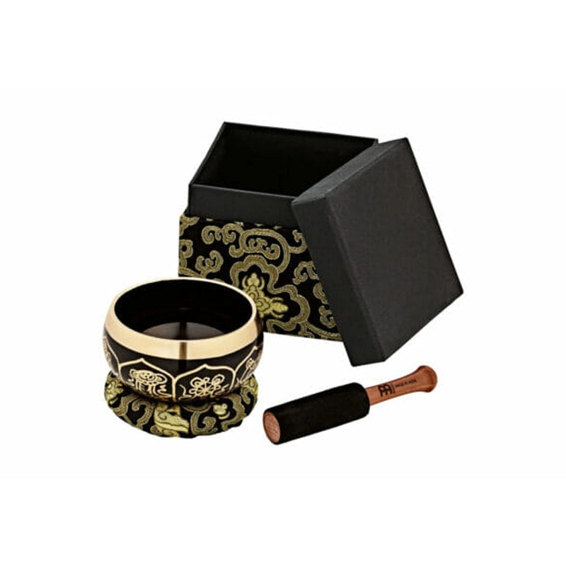 Meinl SB-OR-300-R Sonic Energy Ornamental Series Singing Bowl – 300g – Black