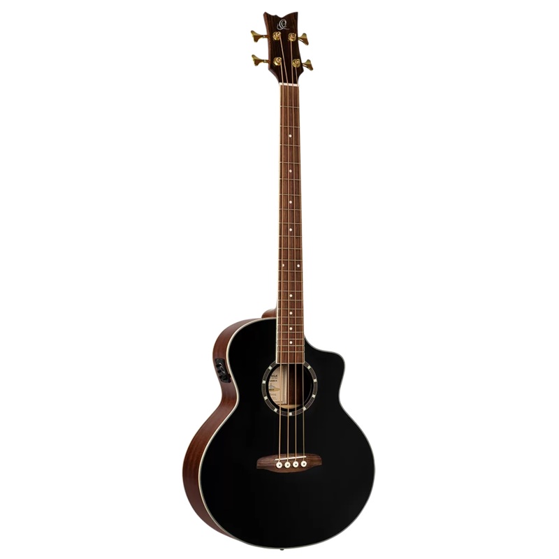 Ortega D8CE-4 Deep Series 8 4-String Acoustic Electric Bass Guitar