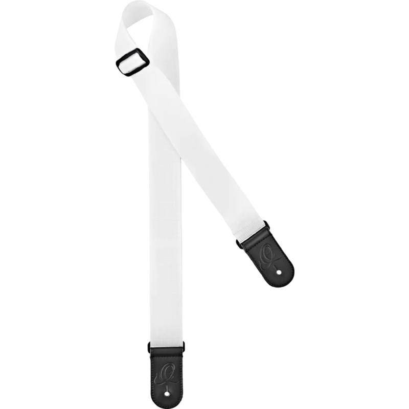 Ortega Guitar Unicolor Nylon Strap – White