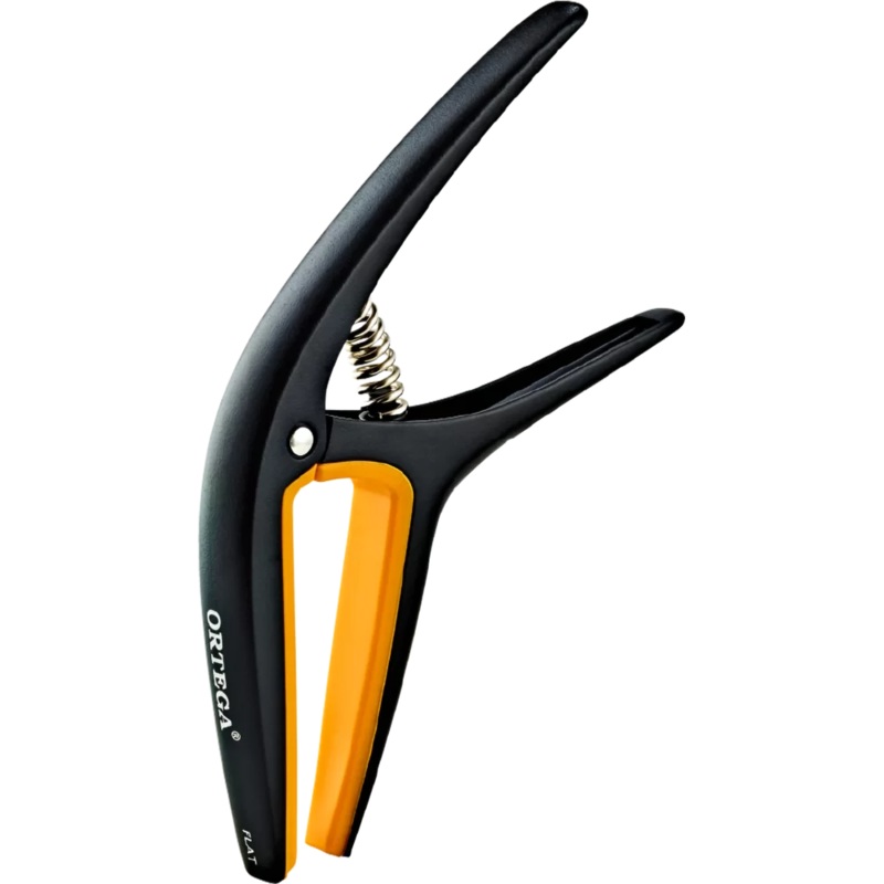 Ortega TWCAPO-SBK Acoustic Guitar Capos – Black & Yellow