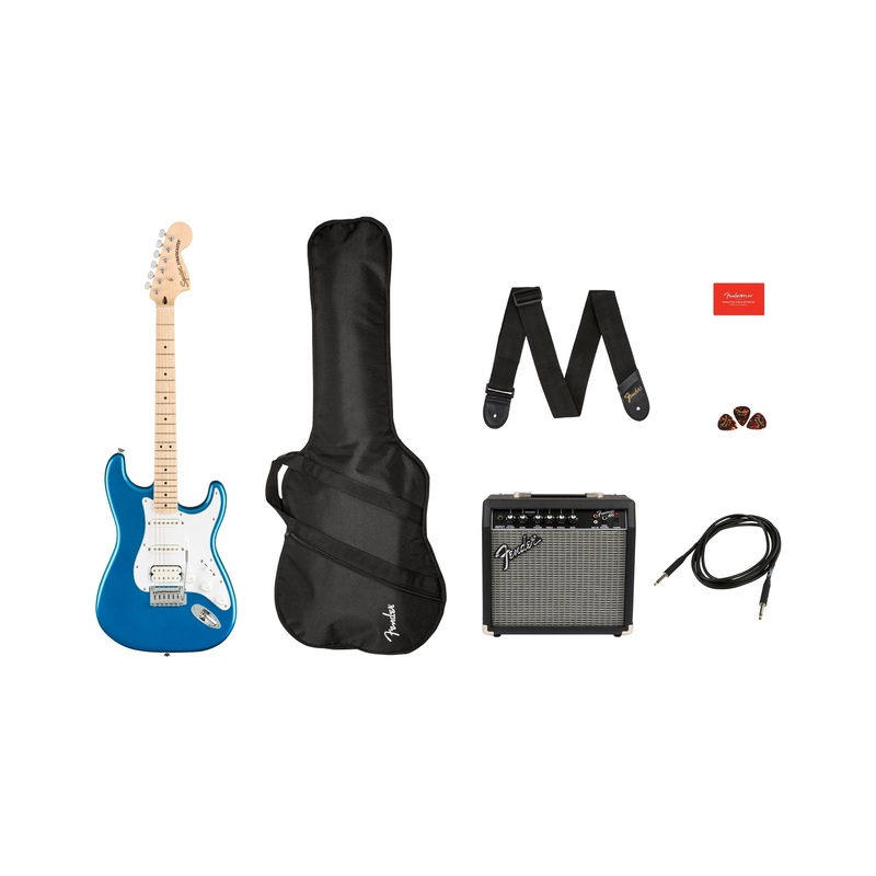 Squier Affinity Series Stratocaster HSS Pack – Lake Placid Blue