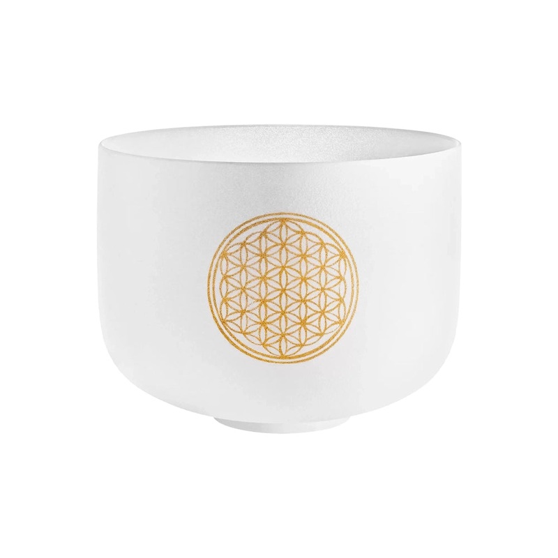 Meinl 10 Crystal 128 Hz Singing Bowl – Flower Of Life C5