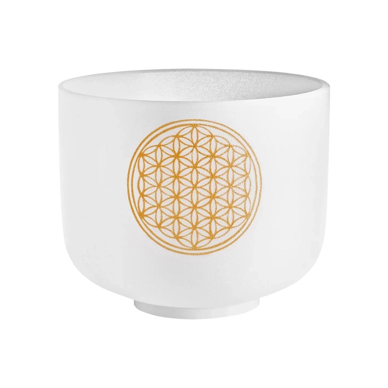 Meinl 8 Crystal 512 Hz Singing Bowl – Flower Of Life C4