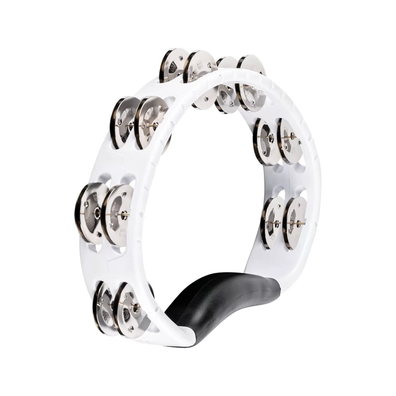 Meinl Headliner Series HTMT1WH Hand Held Double Row Tambourine – White