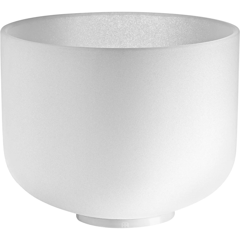 Meinl Sonic Energy Crystal Singing Bowl w/ Silicone Ring for Root Chakra in E4 – 10