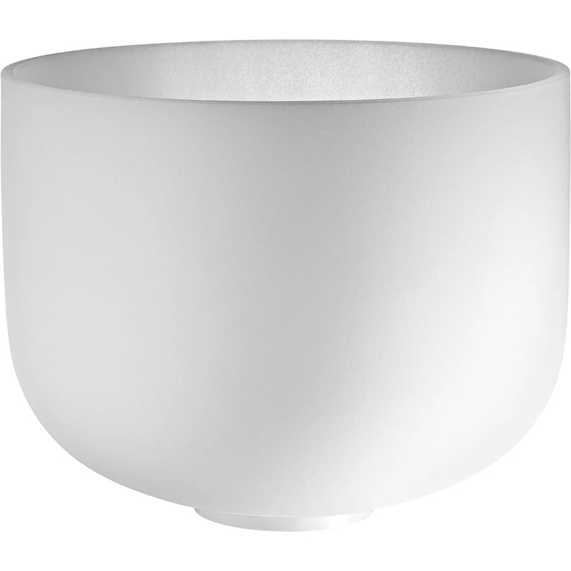 Meinl Sonic Energy Crystal Singing Bowl w/ Silicone Ring for Root Chakra in F4 – 12