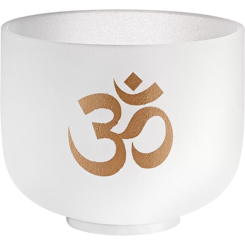Meinl White-Frosted Crystal Singing Bowls 8, Note c#5, CSB8OM