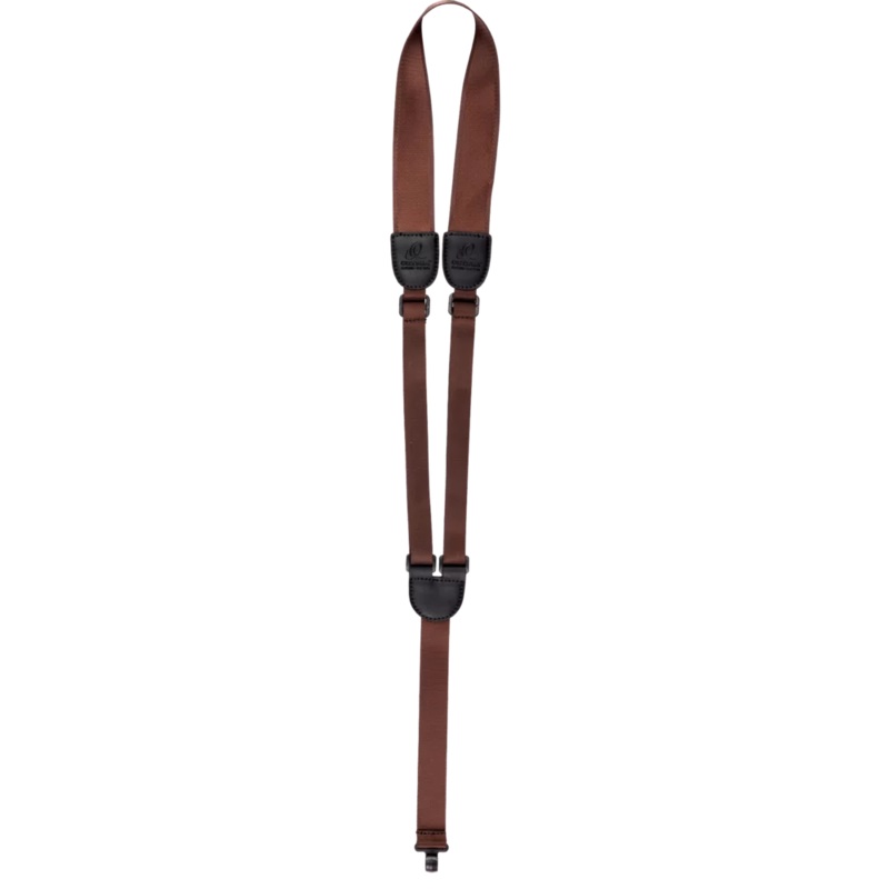 Ortega Guitar Nylon Strap W/ Support Hook – Brown