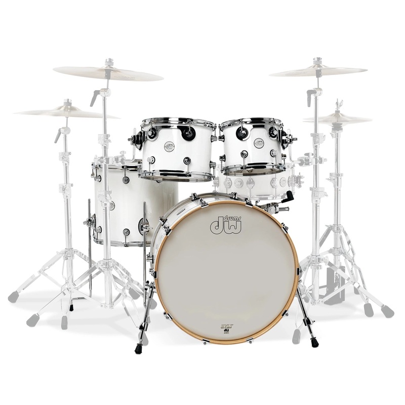 DW Design Series 4-Piece Shell Pack – Gloss White